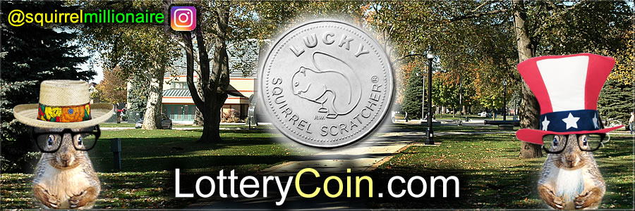 The Lottery Coin Designed by TLC's Squirrel Millionaire Ric Wallace